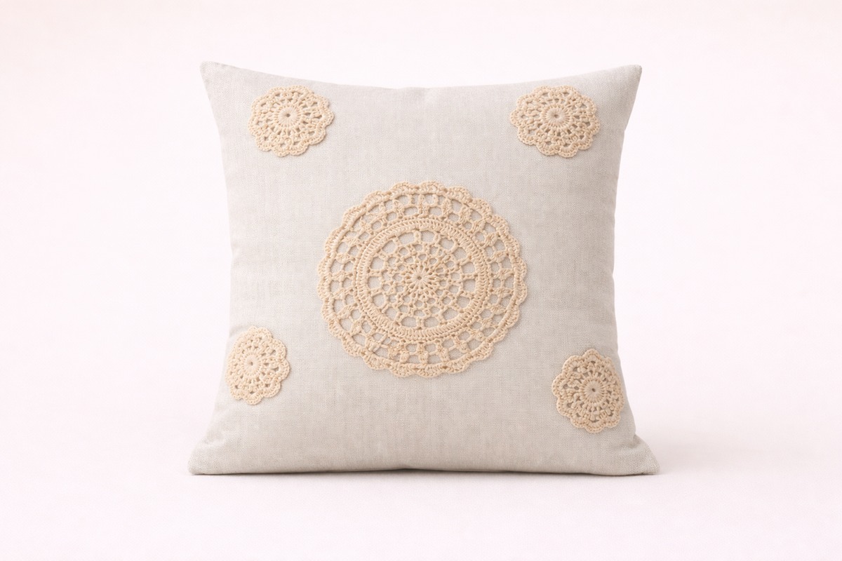 Dantel Süslemeli Kırlent