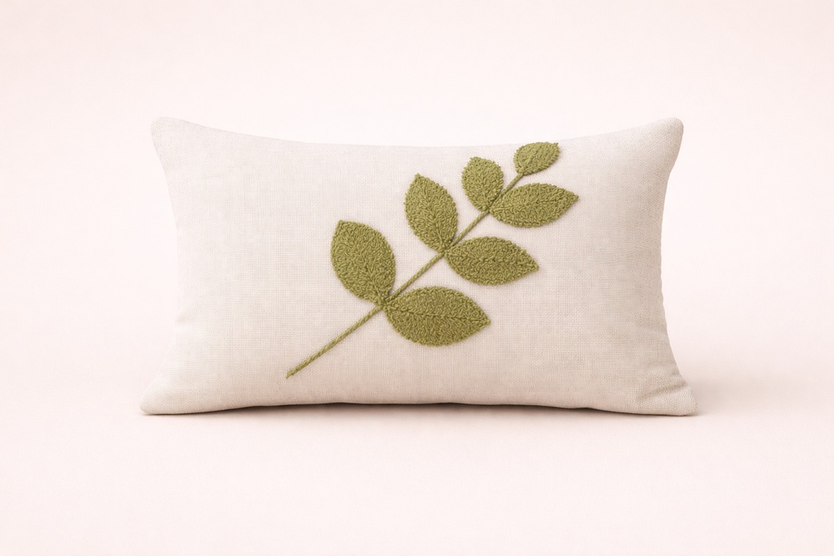 Yeşil Yaprak Kırlent